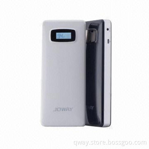 LCD power bank, 20,000mAh with LG cells, dual-USB with 5 and 8.4V output, torch function